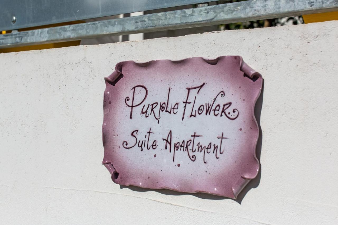 Purple Flower Suite Apartment Cala Gonone Ngoại thất bức ảnh